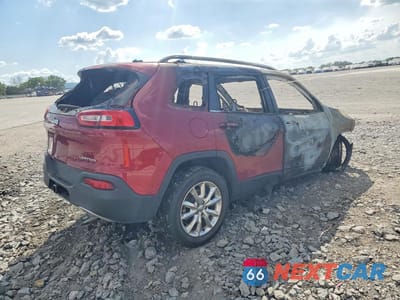 Trzecie zdjęcie samochodu z tyłu: 2016 JEEP CHEROKEE LIMITED VIN:1C4PJMDB7GW277914 - miniatura
