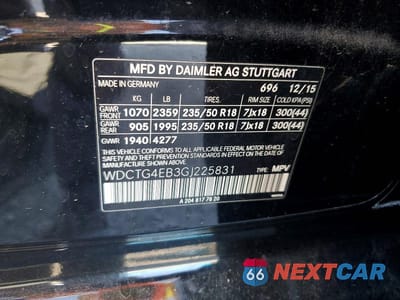 Zdjęcie 13 z 13 samochodu: 2016 MERCEDES-BENZ GLA 250 VIN:WDCTG4EB3GJ225831 - miniatura