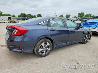 Trzecie zdjęcie samochodu z tyłu: 2020 HONDA CIVIC LX VIN:2HGFC2F65LH513514 - miniatura