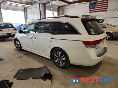 Drugie zdjęcie samochodu z przodu: 2015 HONDA ODYSSEY TOURING VIN:5FNRL5H92FB121931 - miniatura