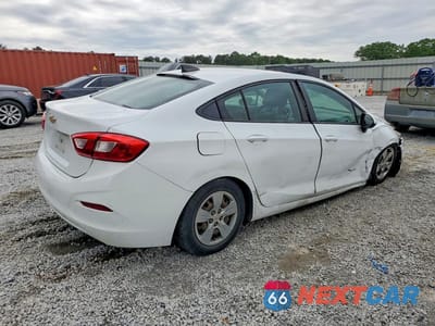 Trzecie zdjęcie samochodu z tyłu: 2018 CHEVROLET CRUZE LS VIN:1G1BC5SM0J7198285 - miniatura