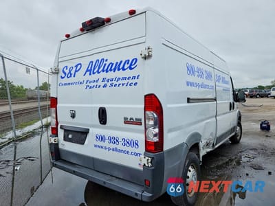 Trzecie zdjęcie samochodu z tyłu: 2018 RAM PROMASTER 2500 2500 HIGH VIN:3C6TRVDG3JE141653 - miniatura