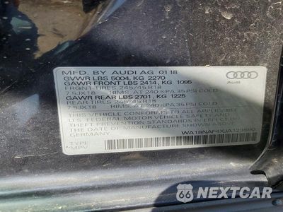 Zdjęcie 13 z 13 samochodu: 2018 AUDI A4 ALLROAD PREMIUM PLUS VIN:WA18NAF4XJA123590 - miniatura
