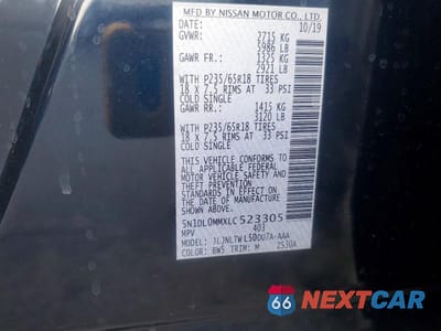 Zdjęcie 14 z 14 samochodu: 2020 INFINITI QX60 LUXE VIN:5N1DL0MMXLC523305 - miniatura