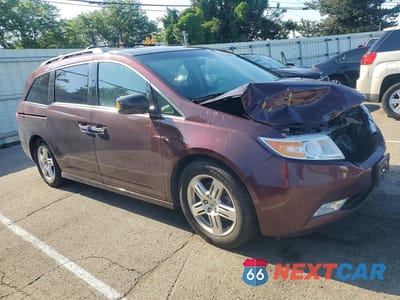 Czwarte zdjęcie samochodu z boku: 2012 HONDA ODYSSEY TOURING VIN:5FNRL5H93CB139740 - miniatura