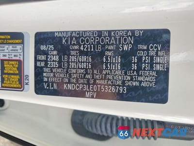 Zdjęcie 13 z 13 samochodu: 2026 KIA NIRO LX VIN:KNDCP3LE0T5326793 - miniatura