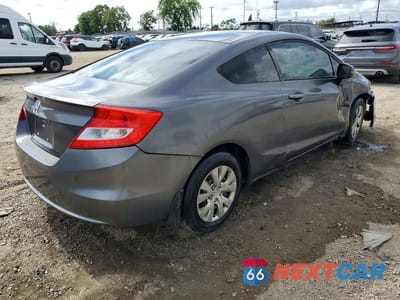 Trzecie zdjęcie samochodu z tyłu: 2012 HONDA CIVIC LX VIN:2HGFG3B58CH515457 - miniatura