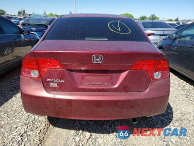 Zdjęcie 6 z 12 samochodu: 2008 HONDA CIVIC EX VIN:1HGFA16838L095143 - miniatura