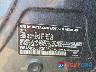 Zdjęcie 12 z 12 samochodu: 2016 BMW 535 XI VIN:WBA5B3C56GG252570 - miniatura