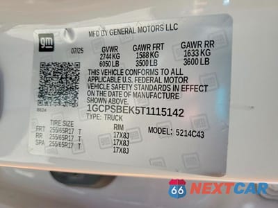 Zdjęcie 12 z 12 samochodu: 2026 CHEVROLET COLORADO VIN:1GCPSBEK5T1115142 - miniatura