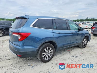 Trzecie zdjęcie samochodu z tyłu: 2020 HONDA PILOT EXL VIN:5FNYF5H52LB016320 - miniatura