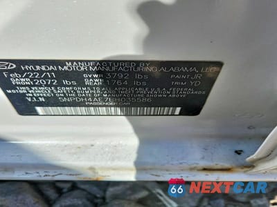Zdjęcie 13 z 13 samochodu: 2011 HYUNDAI ELANTRA GLS VIN:5NPDH4AE7BH035586 - miniatura