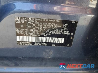 Zdjęcie 13 z 13 samochodu: 2013 TOYOTA RAV4 EV BASE VIN:2T3YL4DV9DW002208 - miniatura