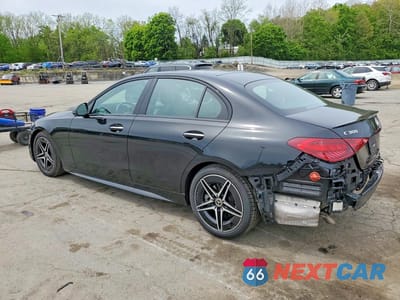 Drugie zdjęcie samochodu z przodu: 2022 MERCEDES-BENZ C 300 4MATIC VIN:W1KAF4HB7NR065887 - miniatura