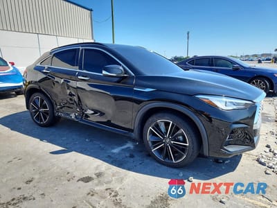 Czwarte zdjęcie samochodu z boku: 2022 INFINITI QX55 LUXE VIN:3PCAJ5J3XNF105516 - miniatura