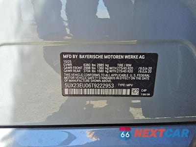 Zdjęcie 12 z 12 samochodu: 2026 BMW X5 XDRIVE40I VIN:5UX23EU06T9222953 - miniatura