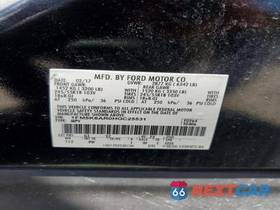 Zdjęcie 13 z 13 samochodu: 2017 FORD EXPLORER POLICE INTERCEPTOR VIN:1FM5K8AR0HGC25531 - miniatura