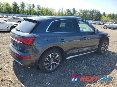 Trzecie zdjęcie samochodu z tyłu: 2021 AUDI Q5 PREMIUM PLUS VIN:WA1BAAFYXM2012976 - miniatura