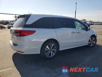 Trzecie zdjęcie samochodu z tyłu: 2023 HONDA ODYSSEY TOURING VIN:5FNRL6H86PB049548 - miniatura