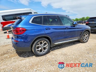 Trzecie zdjęcie samochodu z tyłu: 2020 BMW X3 XDRIVE30I VIN:5UXTY5C02L9C32146 - miniatura