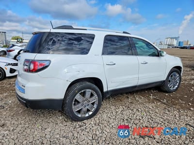 Trzecie zdjęcie samochodu z tyłu: 2017 GMC ACADIA LIMITED SLT-2 VIN:1GKKVSKD9HJ284633 - miniatura