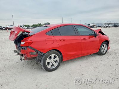 Trzecie zdjęcie samochodu z tyłu: 2017 CHEVROLET CRUZE LS VIN:1G1BC5SM8H7216395 - miniatura