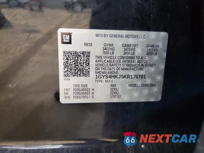 Zdjęcie 13 z 13 samochodu: 2019 CADILLAC ESCALADE ESV LUXURY VIN:1GYS4HKJ5KR176701 - miniatura