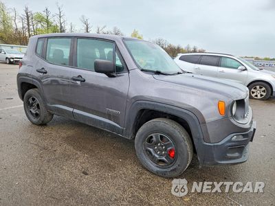 Czwarte zdjęcie samochodu z boku: 2017 JEEP RENEGADE SPORT VIN:ZACCJBAB1HPG13997 - miniatura