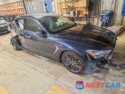 Czwarte zdjęcie samochodu z boku: 2019 GENESIS G70 ELITE VIN:KMTG74LE1KU027004 - miniatura