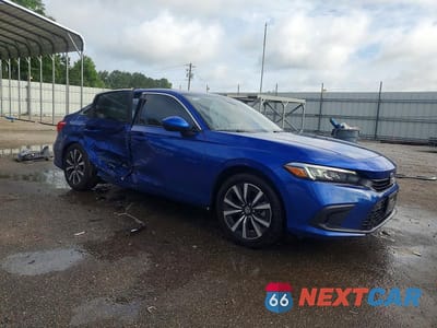 Czwarte zdjęcie samochodu z boku: 2022 HONDA CIVIC EX VIN:2HGFE1F77NH307224 - miniatura