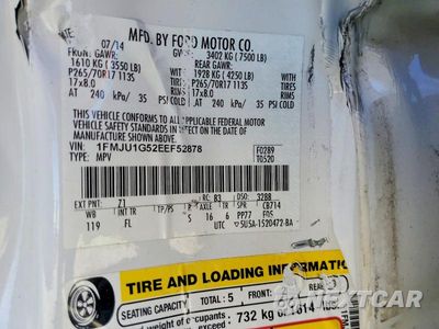 Zdjęcie 13 z 13 samochodu: 2014 FORD EXPEDITION XL VIN:1FMJU1G52EEF52878 - miniatura