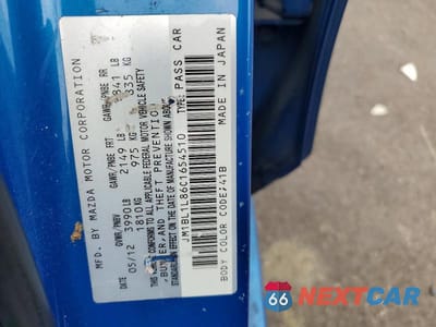 Zdjęcie 13 z 13 samochodu: 2012 MAZDA 3 I VIN:JM1BL1L86C1654510 - miniatura