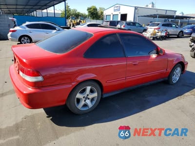 Trzecie zdjęcie samochodu z tyłu: 1999 HONDA CIVIC EX VIN:1HGEJ8244XL031196 - miniatura