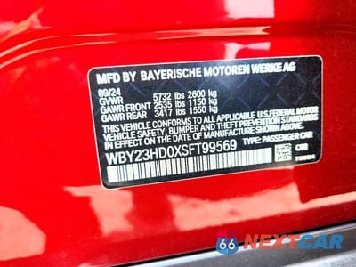 Zdjęcie 12 z 12 samochodu: 2025 BMW I4 EDRIVE 40 VIN:WBY23HD0XSFT99569 - miniatura
