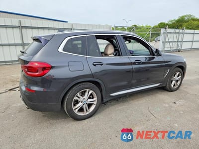 Trzecie zdjęcie samochodu z tyłu: 2021 BMW X3 XDRIVE30I VIN:5UXTY5C02M9H57354 - miniatura