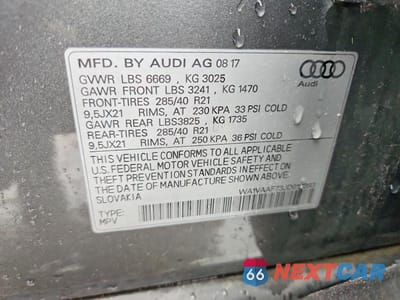 Zdjęcie 13 z 13 samochodu: 2018 AUDI Q7 PRESTIGE VIN:WA1VAAF73JD010393 - miniatura