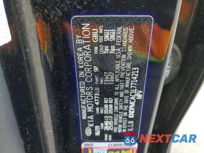 Zdjęcie 12 z 12 samochodu: 2020 KIA SPORTAGE LX VIN:KNDPMCAC1L7714213 - miniatura