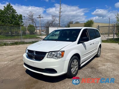 Drugie zdjęcie samochodu z przodu: 2016 DODGE GRAND CARAVAN SE VIN:2C4RDGBG7GR367928 - miniatura