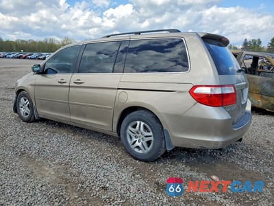 Drugie zdjęcie samochodu z przodu: 2007 HONDA ODYSSEY EXL VIN:5FNRL38707B431421 - miniatura