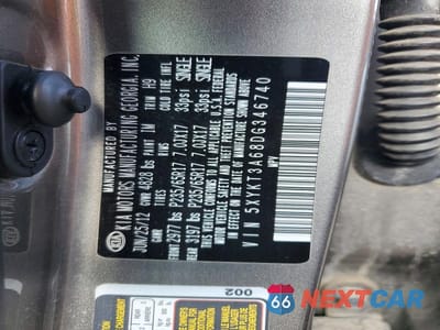 Zdjęcie 12 z 12 samochodu: 2013 KIA SORENTO LX VIN:5XYKT3A68DG346740 - miniatura