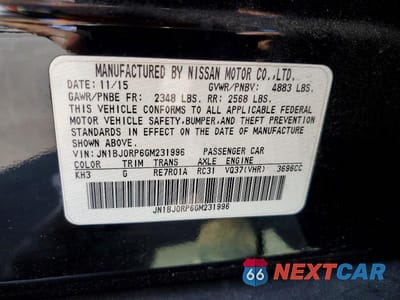 Zdjęcie 13 z 13 samochodu: 2016 INFINITI QX50 BASE VIN:JN1BJ0RP6GM231996 - miniatura