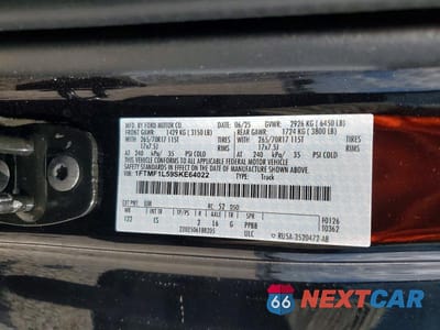 Zdjęcie 13 z 13 samochodu: 2025 FORD F150 XL VIN:1FTMF1L59SKE64022 - miniatura
