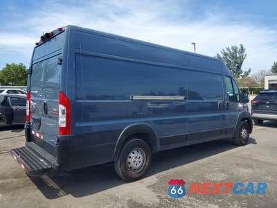 Trzecie zdjęcie samochodu z tyłu: 2020 RAM PROMASTER 3500 DELIVERY VAN VIN:3C6URVJG7LE140534 - miniatura