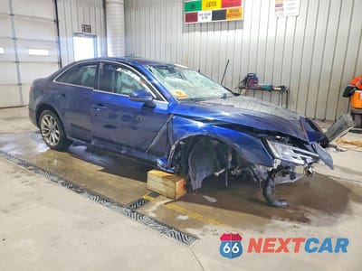 Czwarte zdjęcie samochodu z boku: 2019 AUDI A4 PREMIUM PLUS VIN:WAUENAF40KA018872 - miniatura
