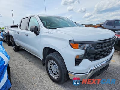 Czwarte zdjęcie samochodu z boku: 2023 CHEVROLET SILVERADO C1500 VIN:3GCPAAED0PG305940 - miniatura
