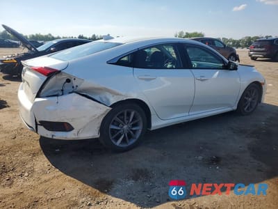 Trzecie zdjęcie samochodu z tyłu: 2020 HONDA CIVIC EX VIN:19XFC1F34LE000734 - miniatura