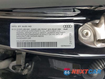 Zdjęcie 12 z 12 samochodu: 2022 AUDI E-TRON GT PRESTIGE VIN:WAUEJBFW5N7010562 - miniatura