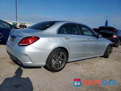 Trzecie zdjęcie samochodu z tyłu: 2019 MERCEDES-BENZ C 300 4MATIC VIN:55SWF8EB9KU301855 - miniatura