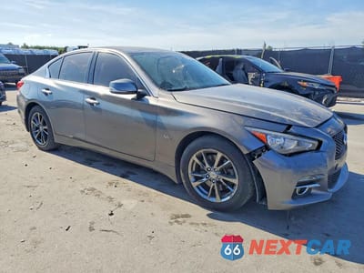 Czwarte zdjęcie samochodu z boku: 2017 INFINITI Q50 3.0T SIGNATURE EDITION VIN:JN1EV7AR3HM840813 - miniatura
