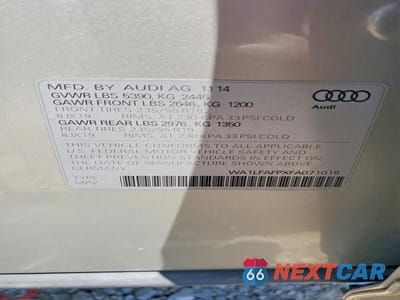 Zdjęcie 13 z 13 samochodu: 2015 AUDI Q5 PREMIUM PLUS VIN:WA1LFAFPXFA071015 - miniatura